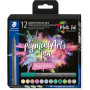 PENNA PIGMENT BRUSH CONF.12 PASTEL COLOU STAEDTLER