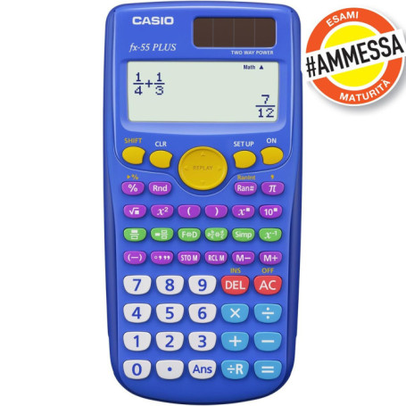 CALCOLATRICE SCIENTIFICA CASIO FX-55 PLU 