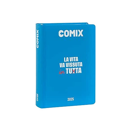 DIARIO 16 MESI MIGNON PLUS COMIX CYAN 