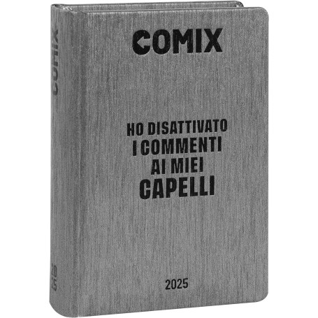 DIARIO 16 MESI MIGNON PLUS COMIX GEAR BLACK