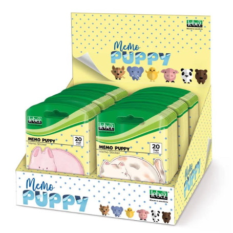 MEMO STICKER  PUPPY CONF.20FG 