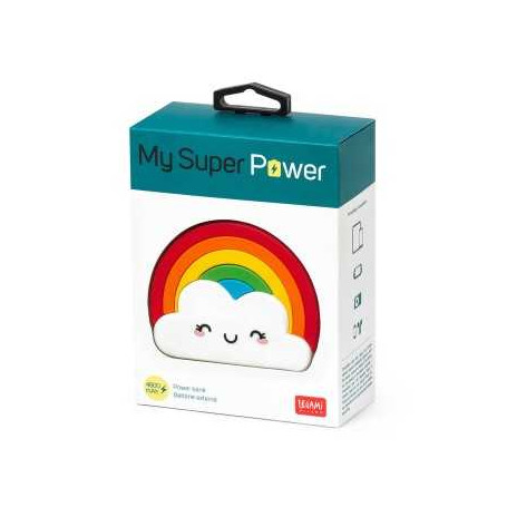 POWER BANK-MY SUPER POWER-RAINBOW 