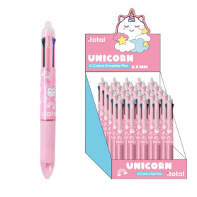 PENNA CANCELLABILE 4IN1 UNICORNO 