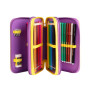 ASTUCCIO 3 ZIP BICOLOR VIOLA COLOURBOOK 