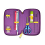 ASTUCCIO 3 ZIP BICOLOR VIOLA COLOURBOOK 