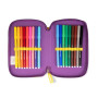 ASTUCCIO 3 ZIP BICOLOR VIOLA COLOURBOOK 