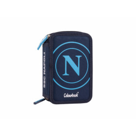 ASTUCCIO TRE ZIP SSC NAPOLI COLOURBOOK BLU