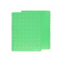 QUADERNO A6 SPIRALATO PIN-IT 1RIGO VERDE COLOURBOOK