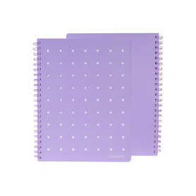 QUADERNO A6 SPIRALATO PIN-IT 5MM VIOLA COLOURBOOK