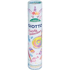 PASTELLI ACQUERELLABILI GIOTTO CANDY COLLECTION TUBBO 18PZ