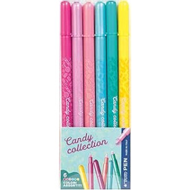 PENNA TRATTO PEN CANDY COLLECTION CONF.6PZ