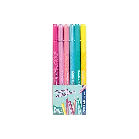 PENNA TRATTO PEN CANDY COLLECTION CONF.6PZ