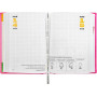 AGENDA 16 MESI MINI COMIX LYCRA FUCSIA SPECIAL