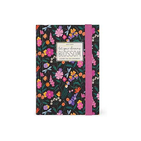 AGENDA 12 MESI GIORNALIERA SMALL WILD FLOWERS LEGAMI