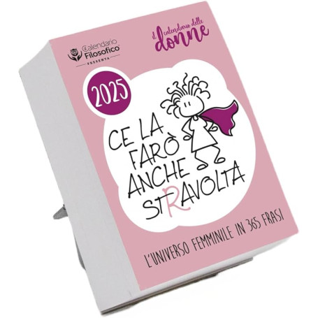 RICAMBIO CALENDARIO FILOSOFICO DONNE CM 7,5X10,5