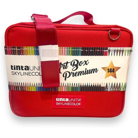 ART BOX PREMIUM TINTA UNITA CONF.144PZ ROSSO