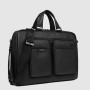 BORSA 2 MANICI 1COMPARTO PORTA PC IN PELLE 15.6"