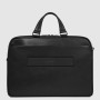 BORSA 2 MANICI 1COMPARTO PORTA PC IN PELLE 15.6"