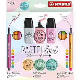 PASTELLOVE SET CONF.18PZ STABILO 