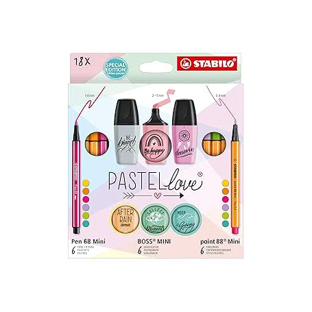 PASTELLOVE SET CONF.18PZ STABILO 