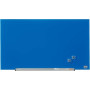 LAVAGNA MAGNETICA DIAMOND GLASS BOARD 67 X38MM NOBO BLU