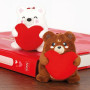 SET 2 PORTACHIAVI PELUCHE-TEDDY BEAR 