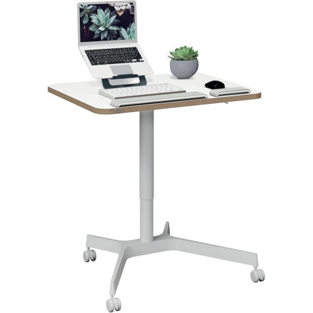 SCRIVANIA COMPATTA PNEUMATICA SIT-STAN +PANNELLO FORATO CON ACCESSORI