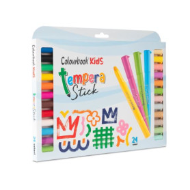 TEMPERA STICK CONF.24PZ COLOURBOOK KIDS 