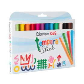 TEMPERA STICK CONF.12PZ COLOURBOOK KIDS 