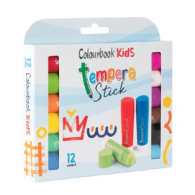 TEMPERA STICK JUMBO CONF.12PZ COLOURBOOK KIDS