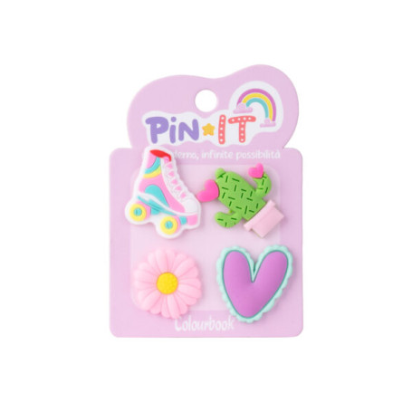 SPILLETTE DECORATIVE PIN-IT CONF. 4PZ COLOURBOOK