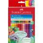 MATITE COLORATE GRIP ACQUERELLABILI ERGONOMICA CONF.36PZ FABER-CASTELL