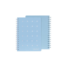 QUADERNO SPIRALATO PIN-IT CELESTE 1RIGO COLOURBOOK