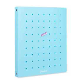 RACCOGLITORE AD ANELLI A/4 IN PPL PIN-IT SKY BLUE COLOURBOOK