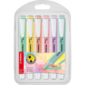 EVIDENZIATORE STABILO SWING COOL PASTEL CONF.6PZ