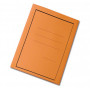 CARTELLE PER ATTI DIAMANTE CONF.100PZ ARANCIO
