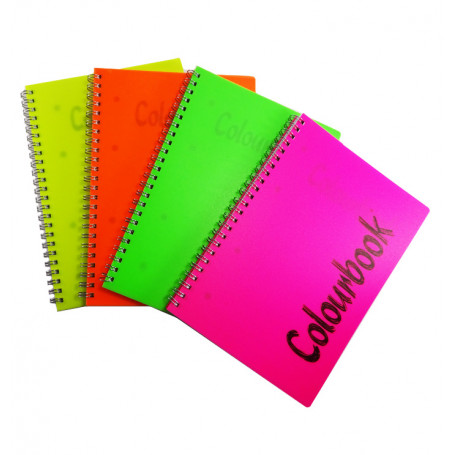 QUADERNO MAXI SPIRALATO FLUO RIGO Q COLOURBOOK