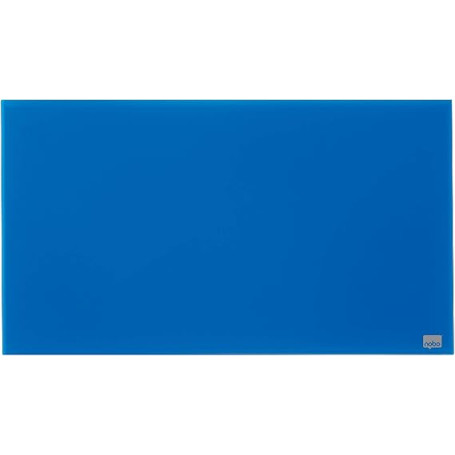 LAVAGNA MAGNETICA DIAMOND GLASS BOARD 67 X38MM NOBO BLU