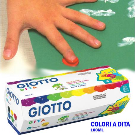 COLORI A DITA GIOTTO ML100 CONF.6PZ