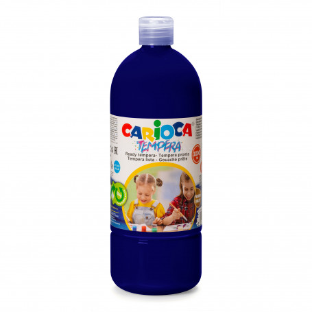 TEMPERA PRONTA BLU SCURO ML1000 CARIOCA 